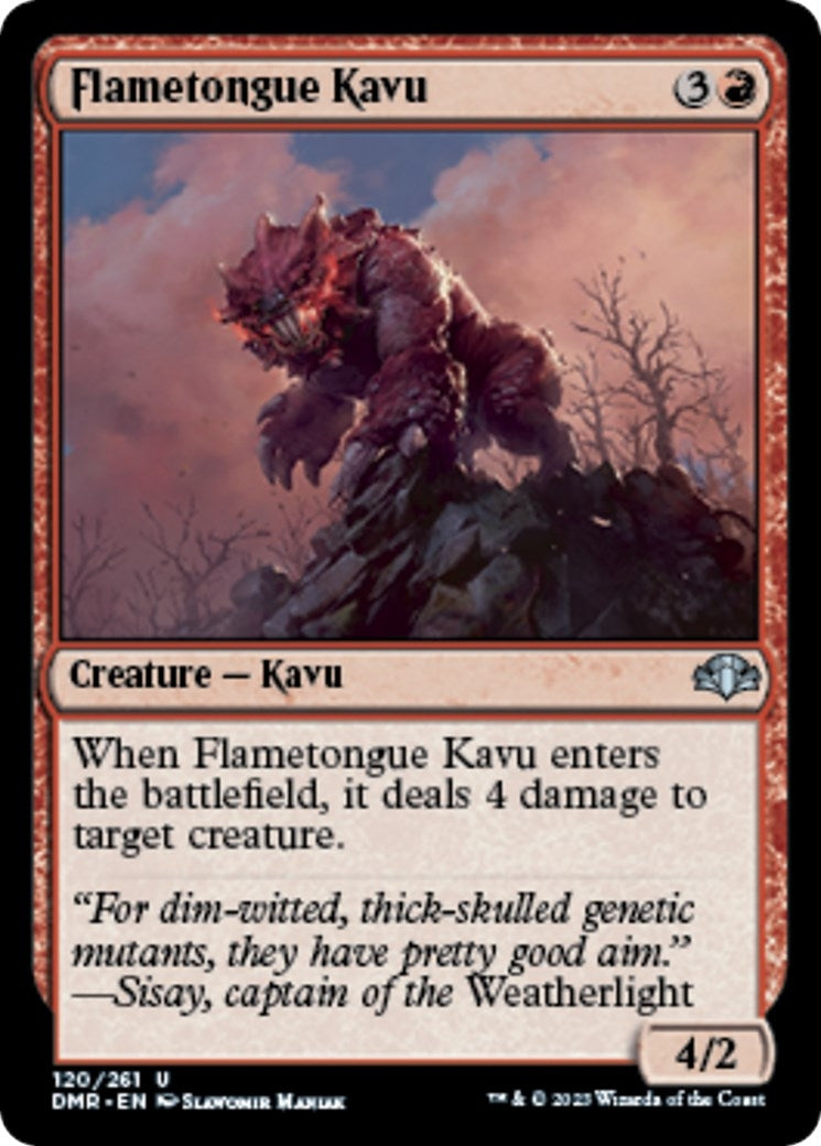 Image for Flametongue Kavu (120) (Dominaria Remastered) - Magic: The Gathering