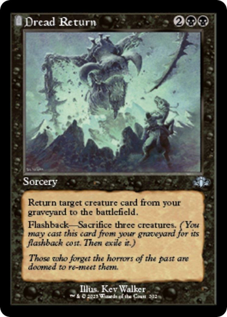 Dread Return (Retro Frame) (302) (Dominaria Remastered)