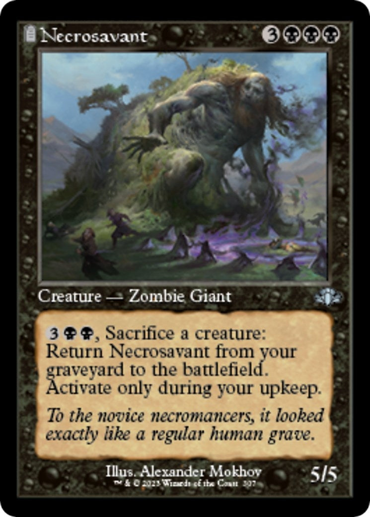 Image for Necrosavant (Retro Frame) (307) (Dominaria Remastered) - Magic: The Gathering