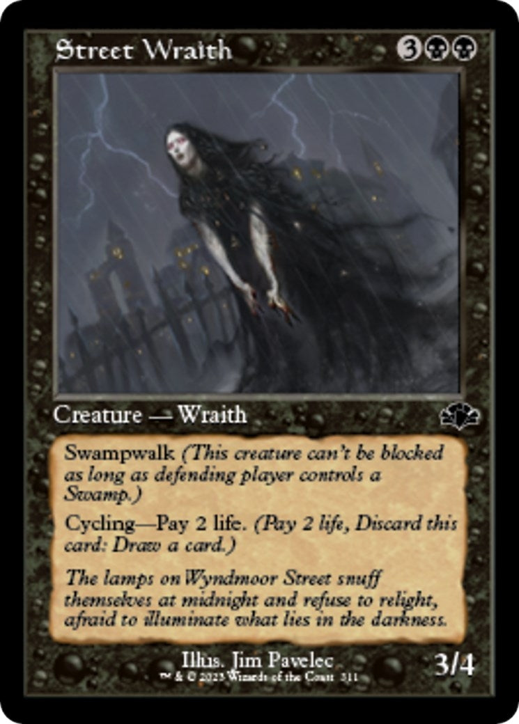 Image for Street Wraith (Retro Frame) (311) (Dominaria Remastered) - Magic: The Gathering