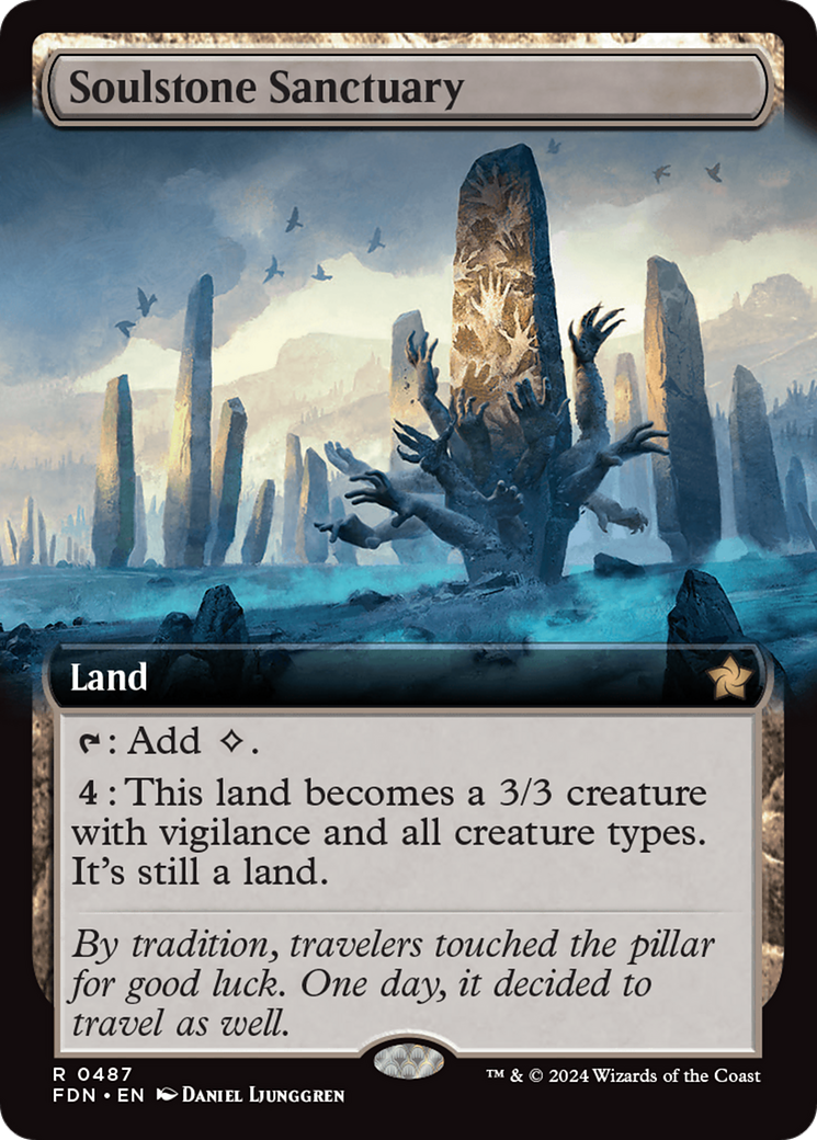 Soulstone Sanctuary (FDN-487) - Foundations: (Extended Art) Foil