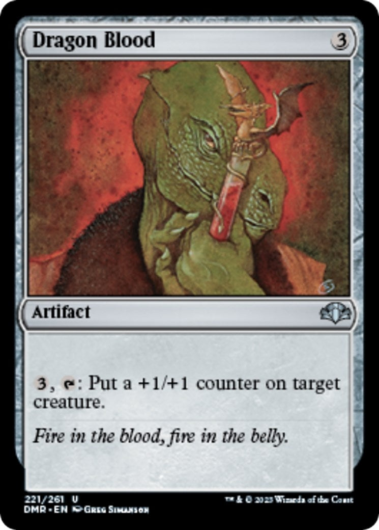 Image for Dragon Blood (221) (Dominaria Remastered) - Magic: The Gathering