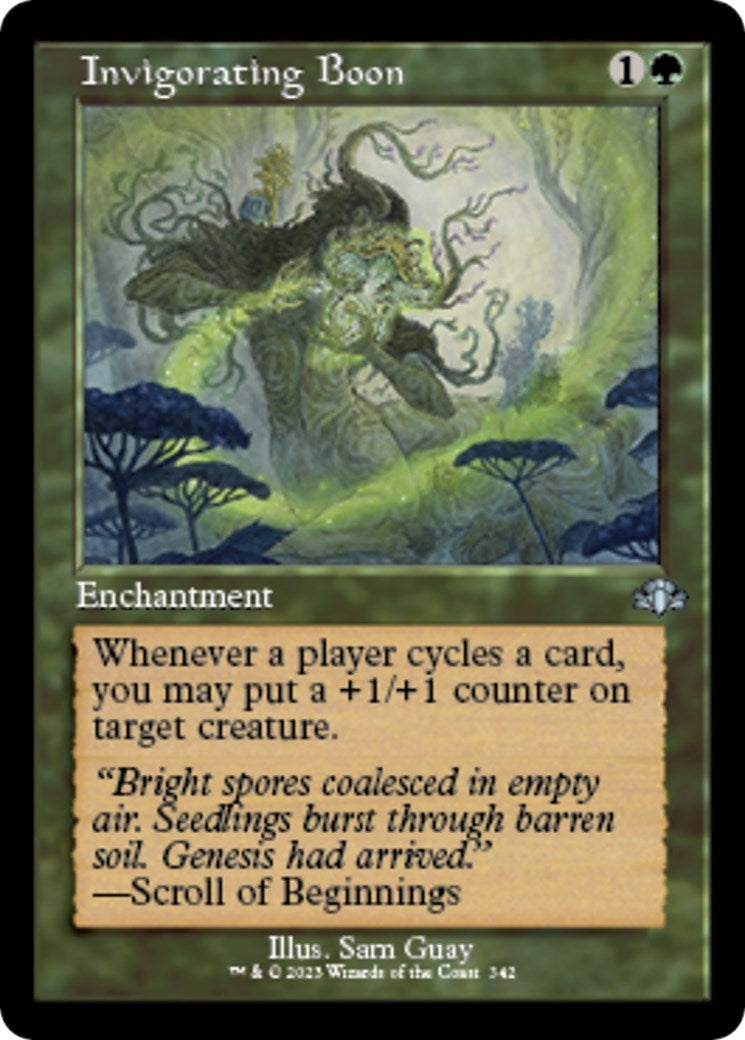Image for Invigorating Boon (Retro Frame) (342) (Dominaria Remastered) - Magic: The Gathering