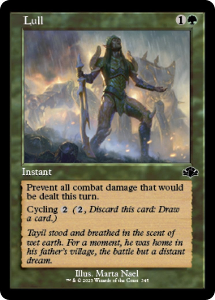 Image for Lull (Retro Frame) (345) (Dominaria Remastered) - Magic: The Gathering