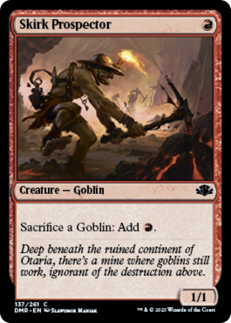 Image for Skirk Prospector (137) (Dominaria Remastered) - Magic: The Gathering
