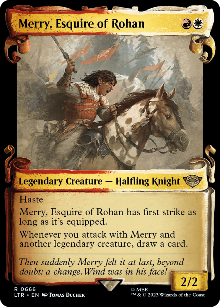 Merry, Esquire of Rohan (Showcase Scrolls) (666) (LTR)
