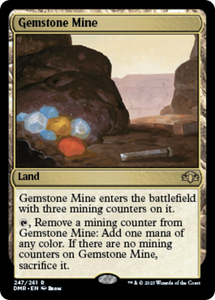 Image for Gemstone Mine (247) (Dominaria Remastered) - Magic: The Gathering