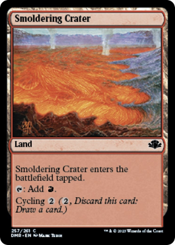 Image for Smoldering Crater (257) (Dominaria Remastered) - Magic: The Gathering