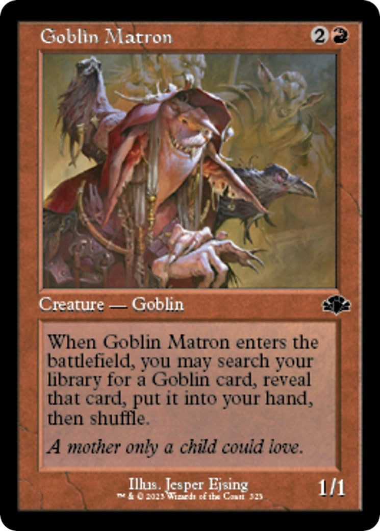 Image for Goblin Matron (Retro Frame) (323) (Dominaria Remastered) - Magic: The Gathering