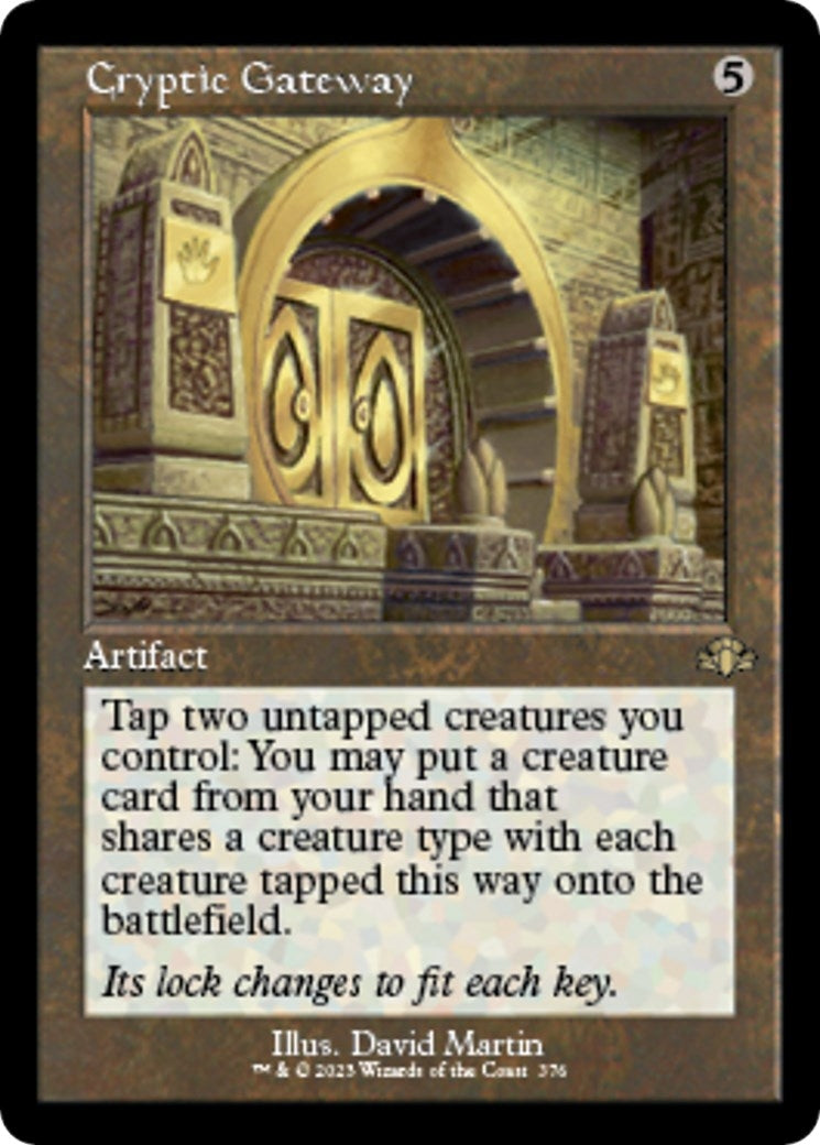 Image for Cryptic Gateway (Retro Frame) (376) (Dominaria Remastered) - Magic: The Gathering