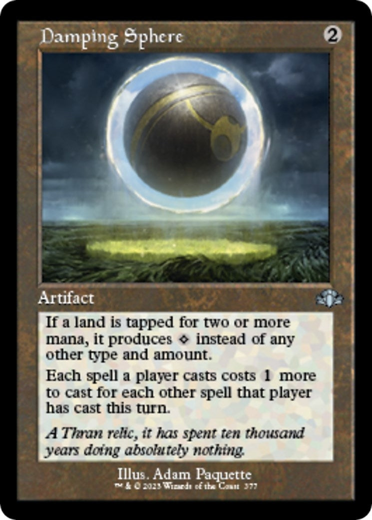 Image for Damping Sphere (Retro Frame) (377) (Dominaria Remastered) - Magic: The Gathering