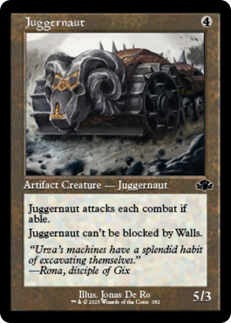 Image for Juggernaut (Retro Frame) (382) (Dominaria Remastered) - Magic: The Gathering