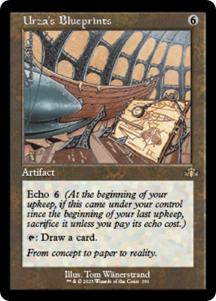 Image for Urza's Blueprints (Retro Frame) (391) (Dominaria Remastered) - Magic: The Gathering