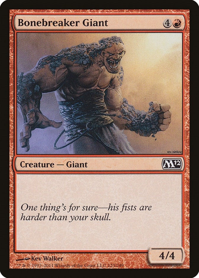 Image for Bonebreaker Giant (123) (Magic 2012 (M12)) (M12) - Magic: The Gathering