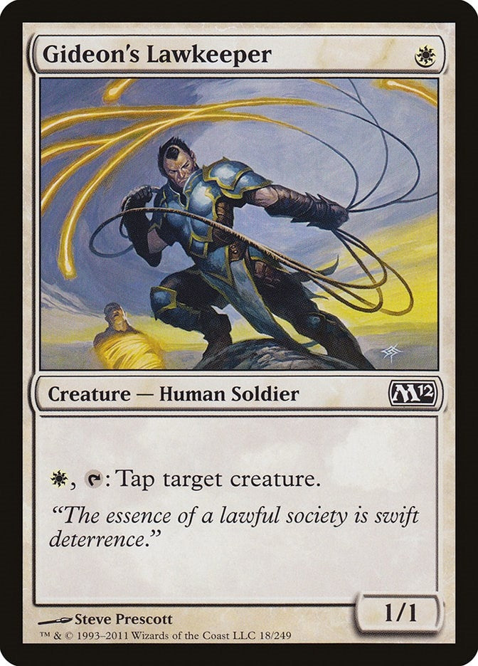 Image for Gideon's Lawkeeper (18) (Magic 2012 (M12)) (M12) - Magic: The Gathering
