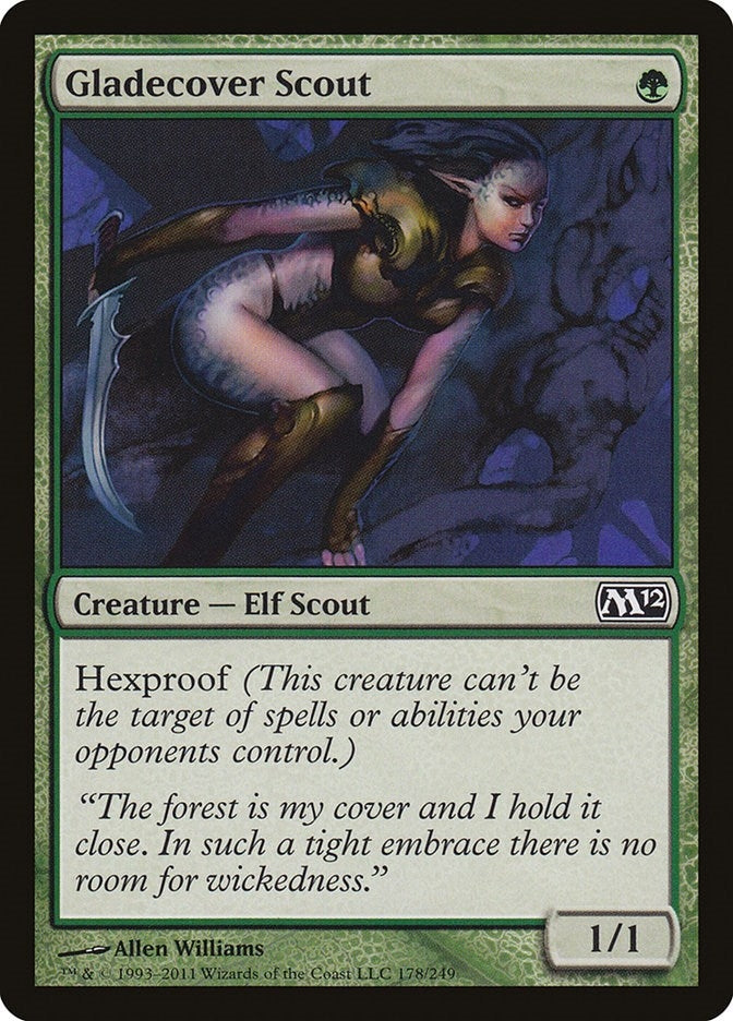 Image for Gladecover Scout (178) (Magic 2012 (M12)) (M12) - Magic: The Gathering