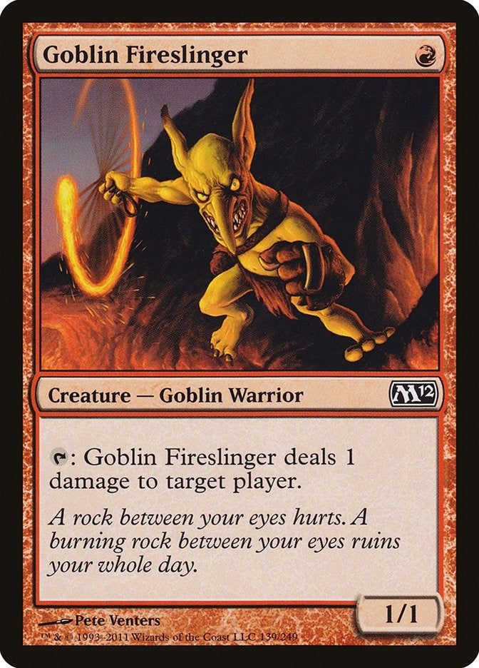 Image for Goblin Fireslinger (139) (Magic 2012 (M12)) (M12) - Magic: The Gathering