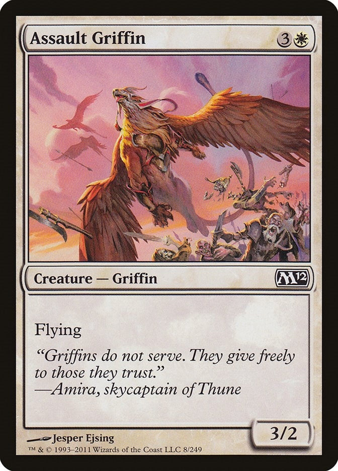 Image for Assault Griffin (8) (Magic 2012 (M12)) (M12) - Magic: The Gathering