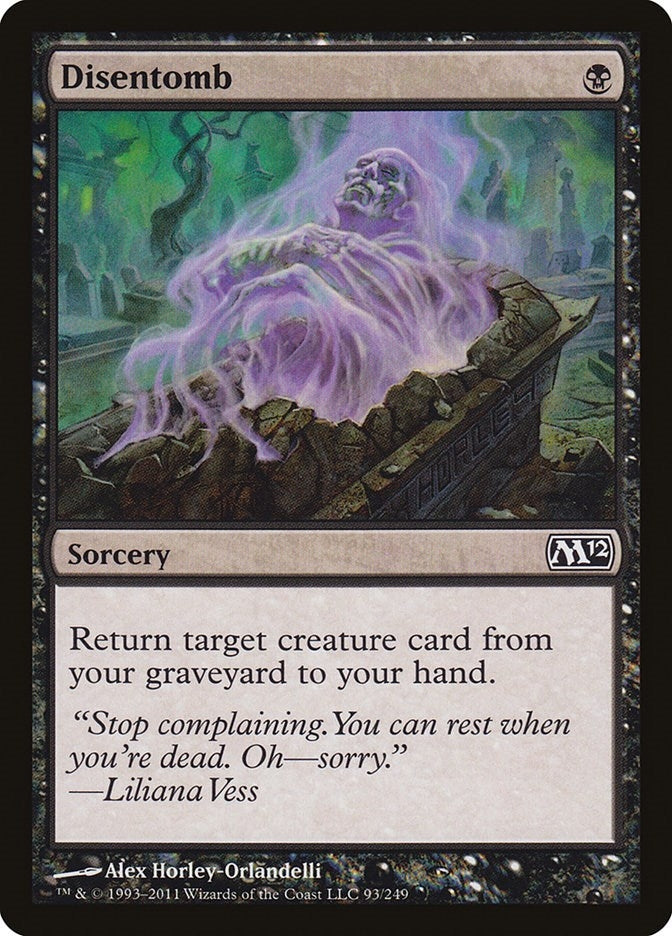 Image for Disentomb (93) (Magic 2012 (M12)) (M12) - Magic: The Gathering