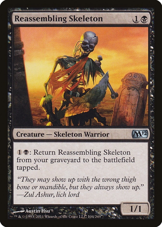 Image for Reassembling Skeleton (104) (Magic 2012 (M12)) (M12) - Magic: The Gathering