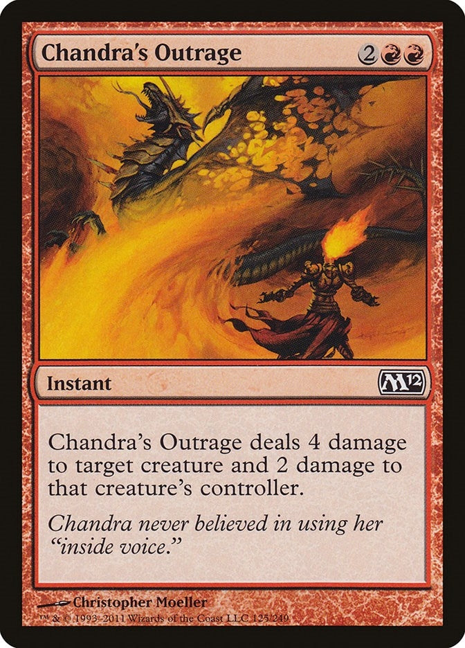 Image for Chandra's Outrage (125) (Magic 2012 (M12)) (M12) - Magic: The Gathering