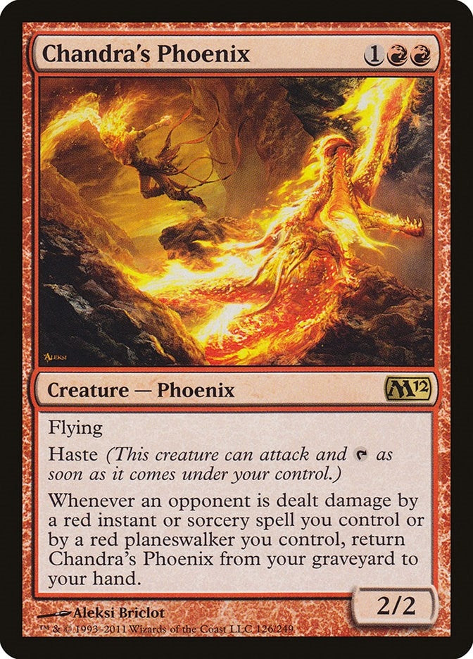 Image for Chandra's Phoenix (126) (Magic 2012 (M12)) (M12) - Magic: The Gathering