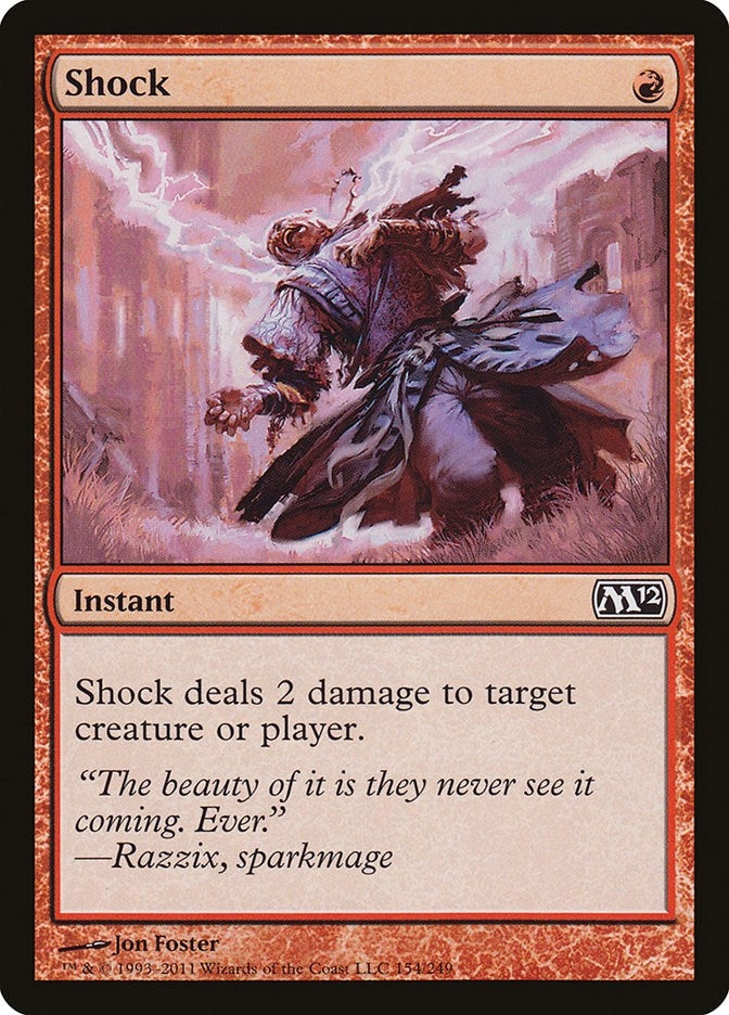 Image for Shock (154) (Magic 2012 (M12)) (M12) - Magic: The Gathering