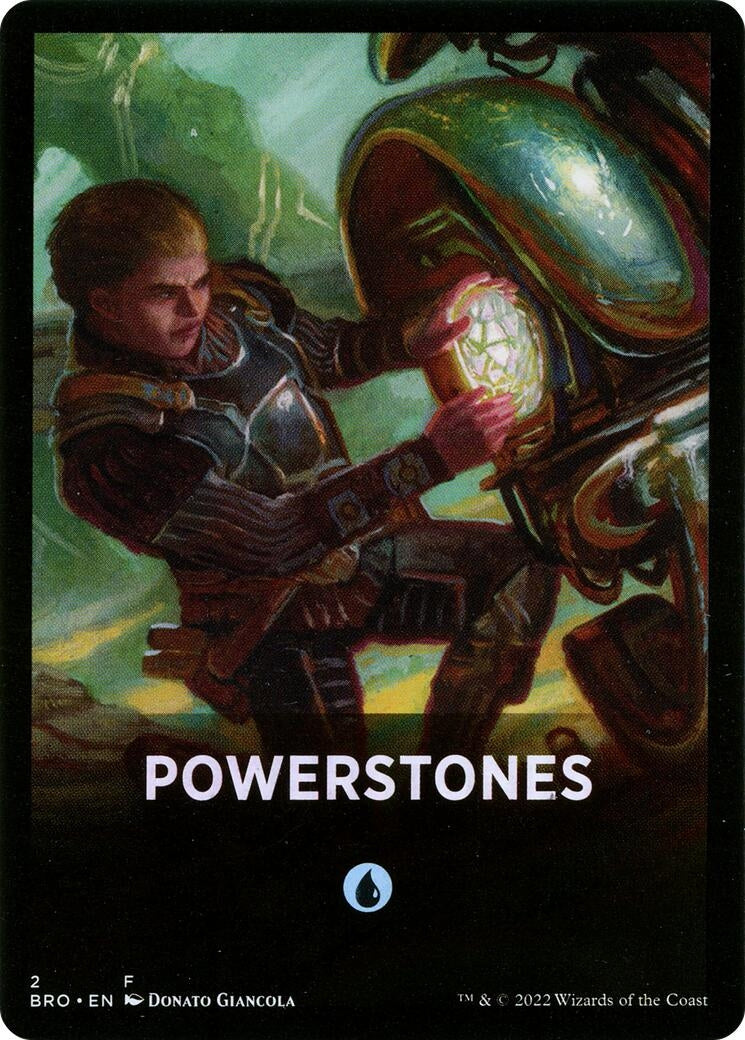 Image for Powerstones Theme Card (2) (The Brothers' War) - Magic: The Gathering