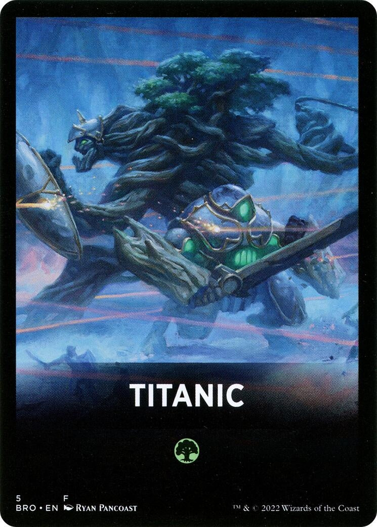 Image for Titanic Theme Card (5) (The Brothers' War) - Magic: The Gathering