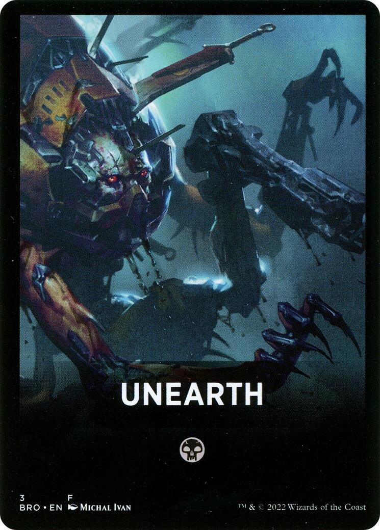 Unearth Theme Card (3) (The Brothers' War)