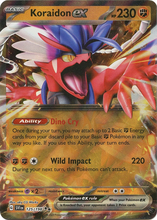 Koraidon ex (125/198) (SV01: Scarlet & Violet Base Set)