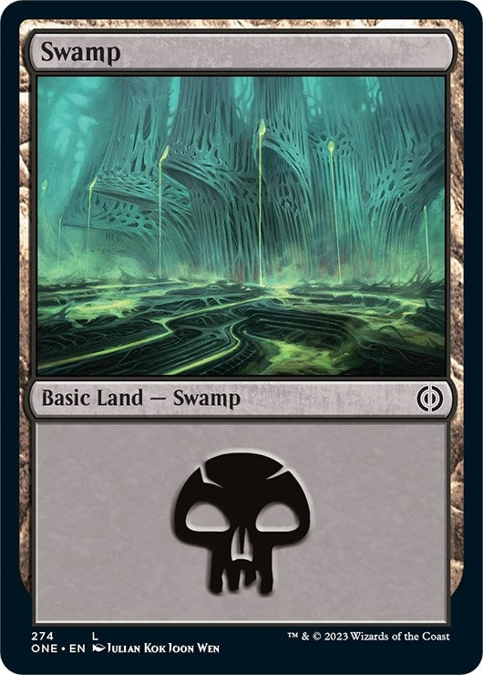 Image for Swamp (274) (274) (Phyrexia: All Will Be One) - Magic: The Gathering