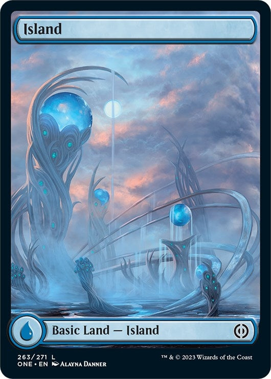 Image for Island (263) - Full Art (263) (Phyrexia: All Will Be One) - Magic: The Gathering