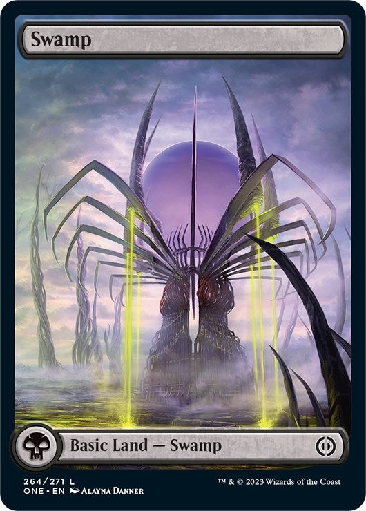 Image for Swamp (264) - Full Art (264) (Phyrexia: All Will Be One) - Magic: The Gathering