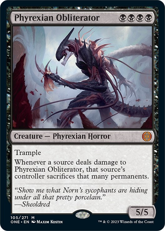 Image for Phyrexian Obliterator (105) (Phyrexia: All Will Be One) - Magic: The Gathering
