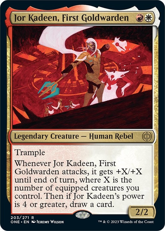 Image for Jor Kadeen, First Goldwarden (203) (Phyrexia: All Will Be One) - Magic: The Gathering