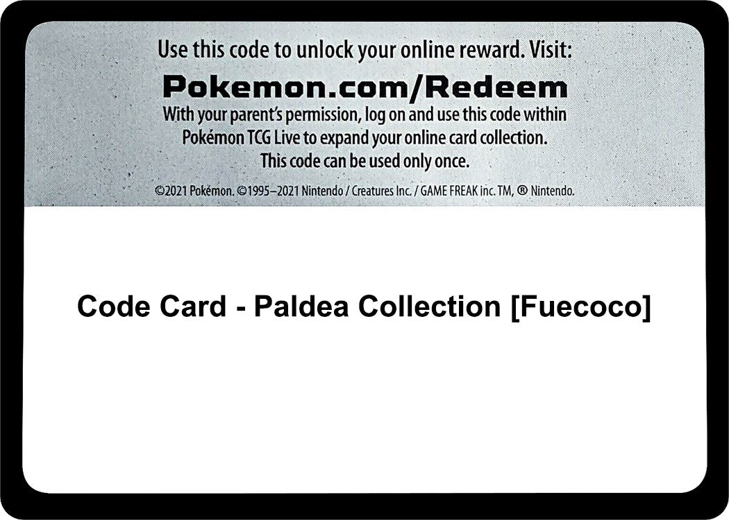 Image for Code Card - Paldea Collection [Fuecoco] (SV01: Scarlet & Violet Base Set) - Pokemon