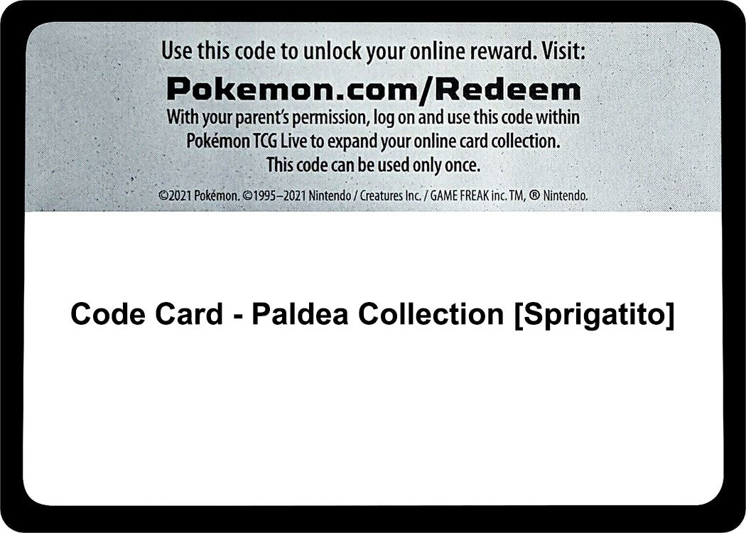 Image for Code Card - Paldea Collection [Sprigatito] (SV01: Scarlet & Violet Base Set) - Pokemon