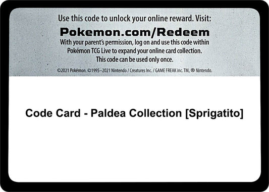 Image for Code Card - Paldea Collection [Sprigatito] (SV01: Scarlet & Violet Base Set) - Pokemon