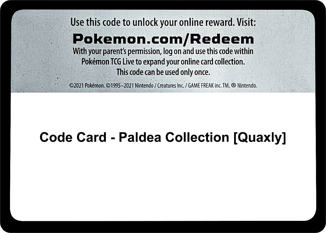Image for Code Card - Paldea Collection [Quaxly] (SV01: Scarlet & Violet Base Set) - Pokemon
