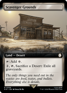 Scavenger Grounds (Extended Art) (PIP-506) - Fallout: (Extended Art) Foil