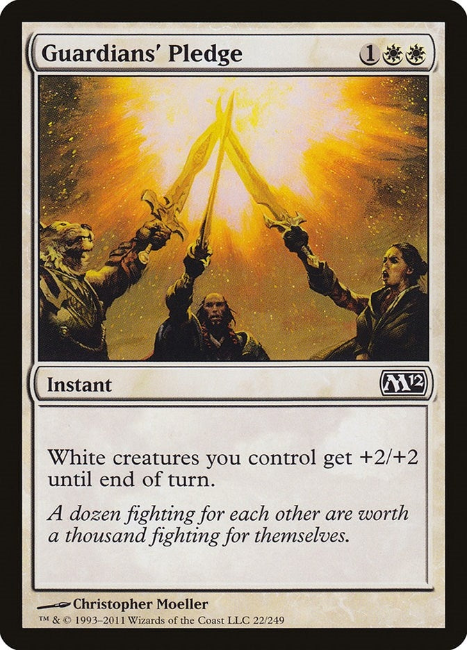 Image for Guardians' Pledge (22) (Magic 2012 (M12)) (M12) - Magic: The Gathering
