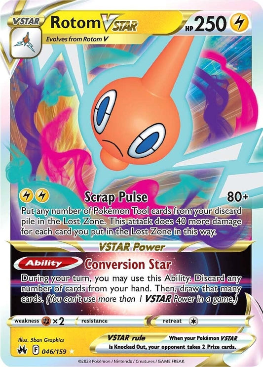 Rotom VSTAR (046/159) (Crown Zenith)