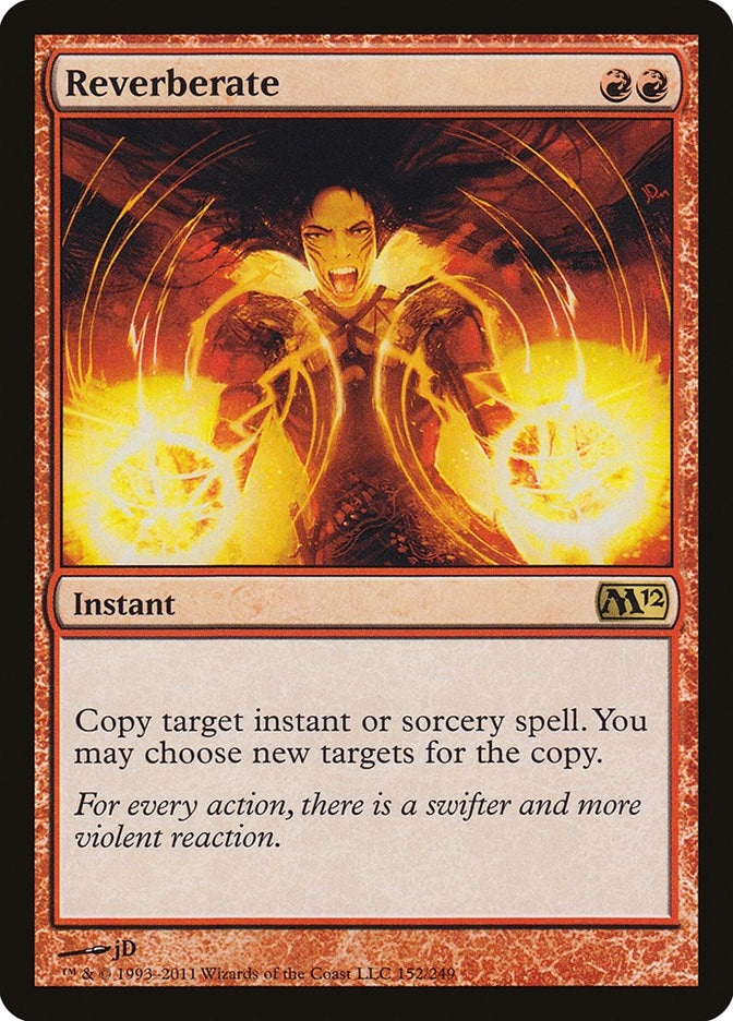 Image for Reverberate (152) (Magic 2012 (M12)) (M12) - Magic: The Gathering