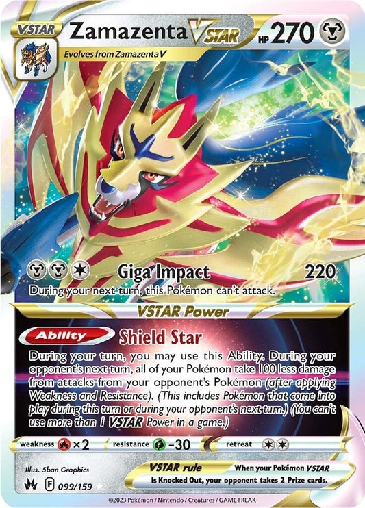 Zamazenta VSTAR (099/159) (Crown Zenith)