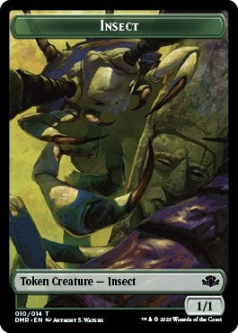 Image for Insect // Construct Double-Sided Token (10 // 14) (Dominaria Remastered) - Magic: The Gathering