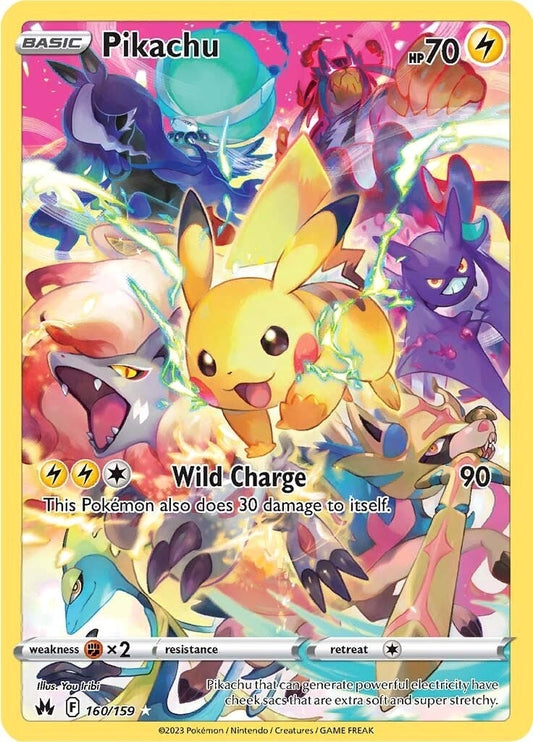 Pikachu (Secret) (160/159) (Crown Zenith)