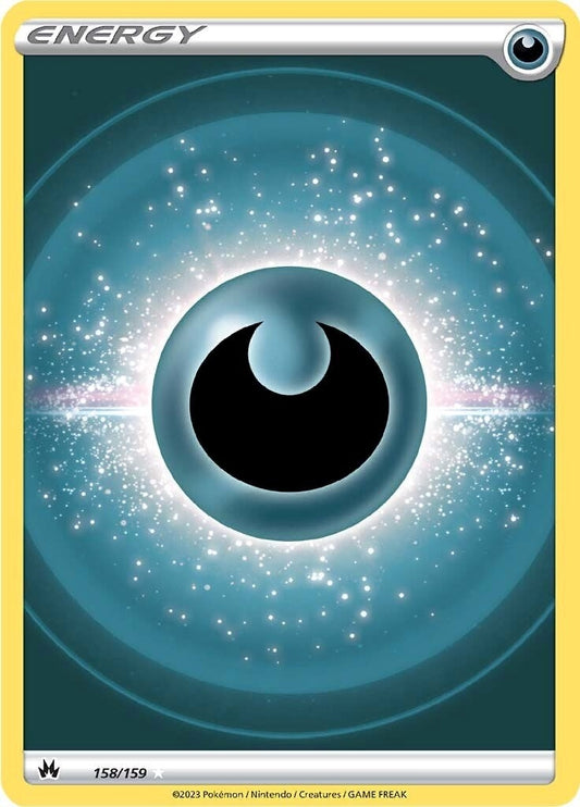 Darkness Energy (Texture Full Art) (158/159) (Crown Zenith)