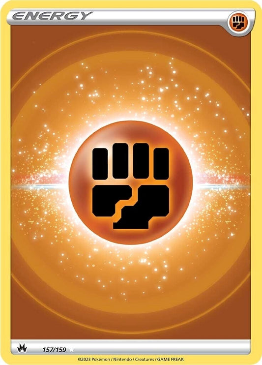 Fighting Energy (Texture Full Art) (157/159) (Crown Zenith)