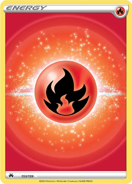 Fire Energy (Texture Full Art) (153/159) (Crown Zenith)